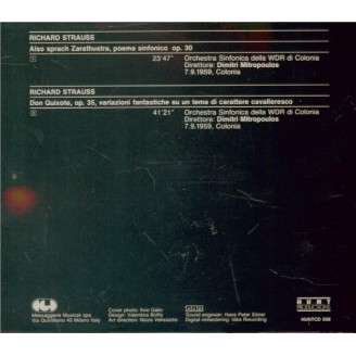 STRAUSS - Mitropoulos - Also sprach Zarathustra, poème symphonique pour..